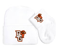 Bowling Green St. Falcons Baby Knit Cap and Socks Set