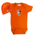 Bowling Green State Falcons LOGO Baby Onesie and Cap Set