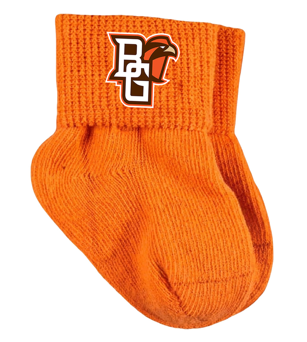 Bowling Green St. Falcons Baby Socks