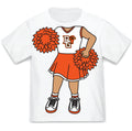 Bowling Green St. Falcons Heads Up! Cheerleader Baby/Toddler/Youth T-Shirt