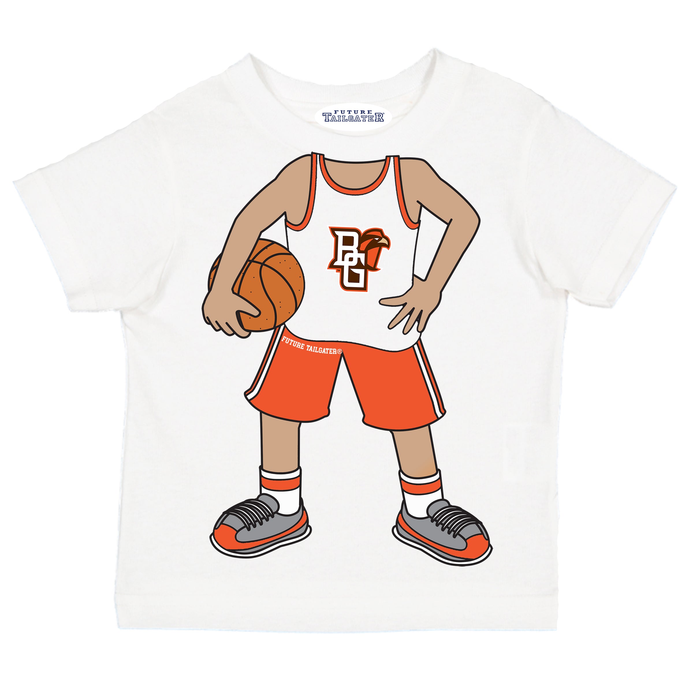 Bowling Green St. Falcons Heads Up! Basketball Player Baby/Toddler/Youth T-Shirt