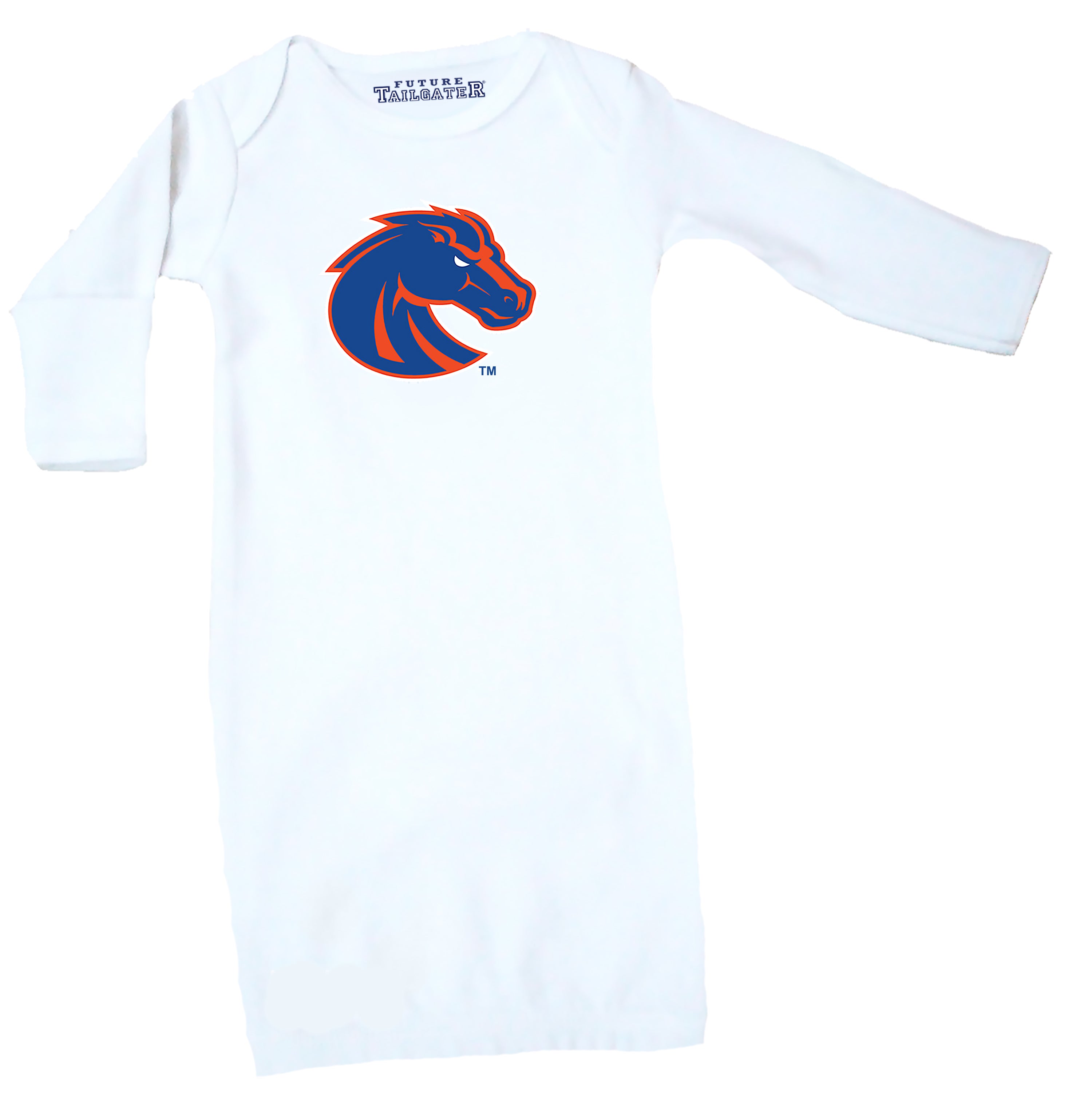 Boise State Broncos LOGO Baby Layette Gown