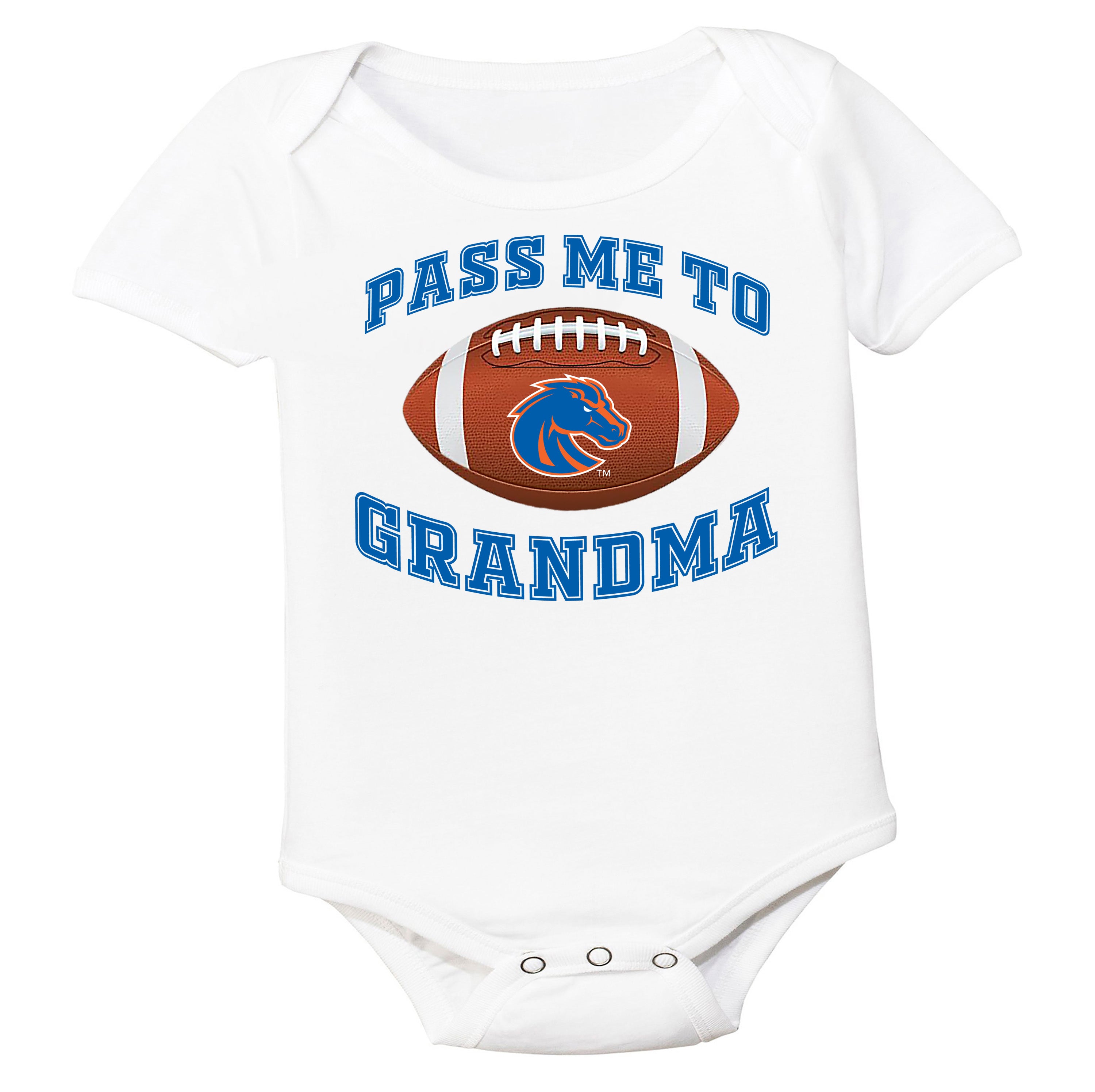 Boise State Broncos Pass Me to GrandPA, & Other Loved Ones Baby Bodysuit
