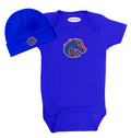 Boise State Broncos LOGO Baby Onesie and Cap Set