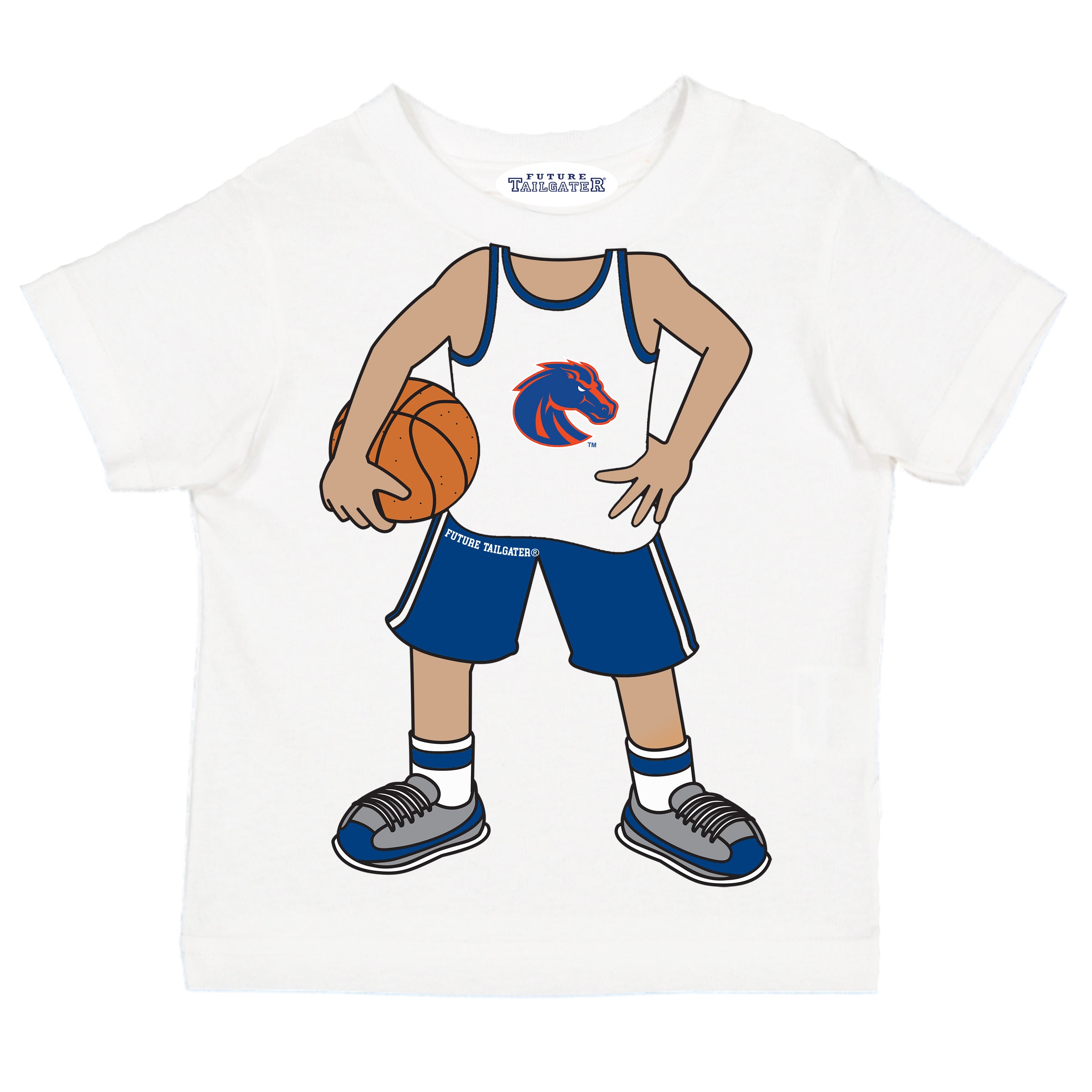 Boise State Broncos Heads Up! Basketball Player Baby/Toddler/Youth T-Shirt