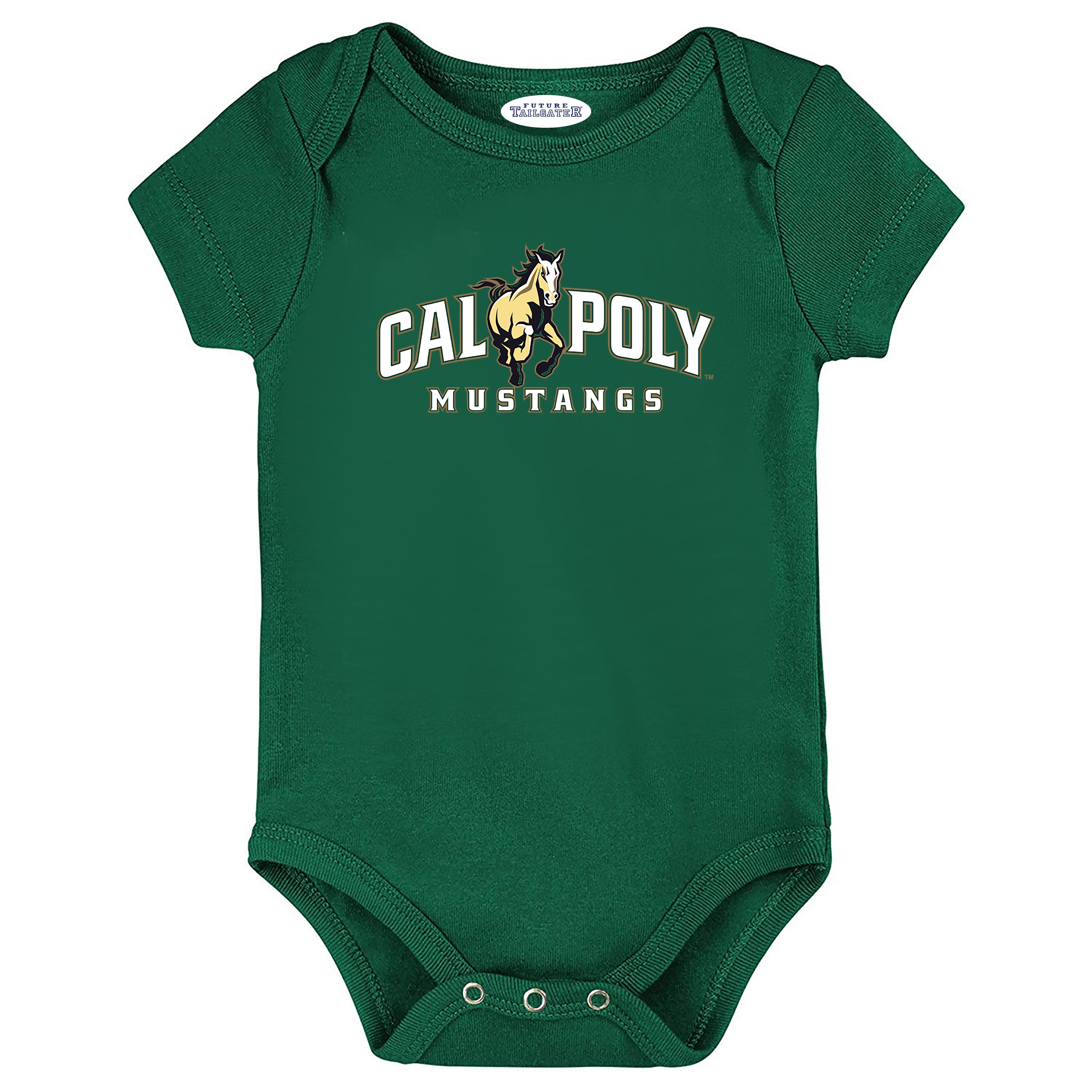 Cal Poly Mustangs LOGO Baby Bodysuit