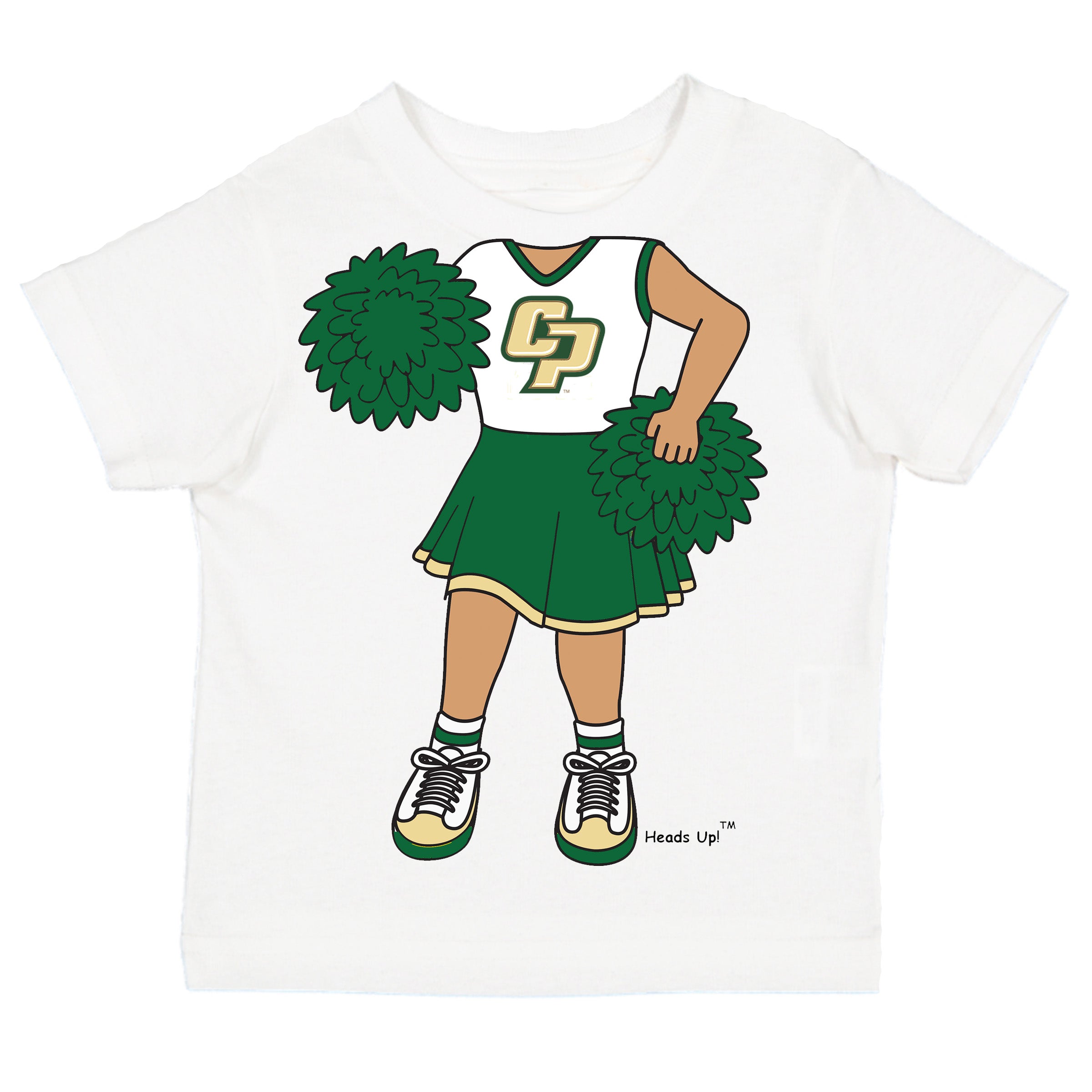 Cal Poly Mustangs Heads Up! Cheerleader Baby/Toddler/Youth T-Shirt