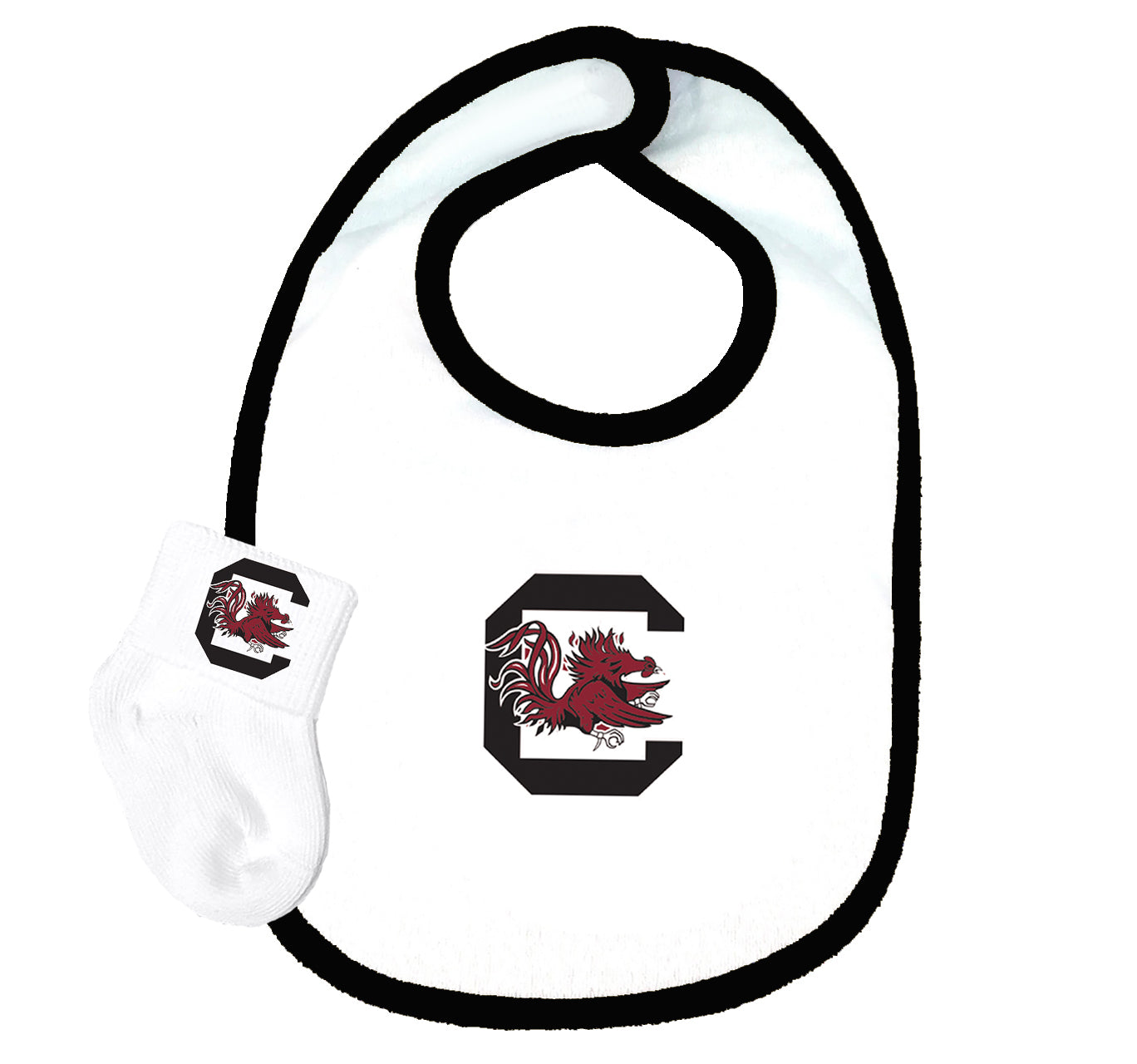South Carolina Gamecocks Baby Bib and Socks Set (Copy)