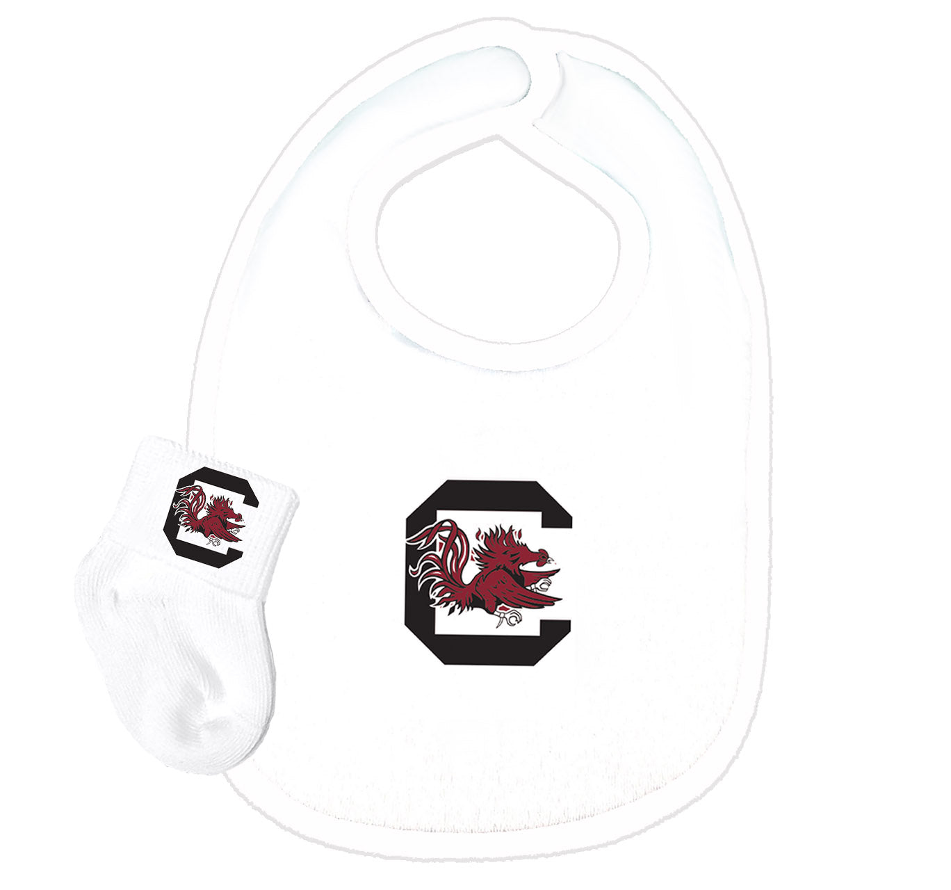 South Carolina Gamecocks Baby Bib and Socks Set (Copy)