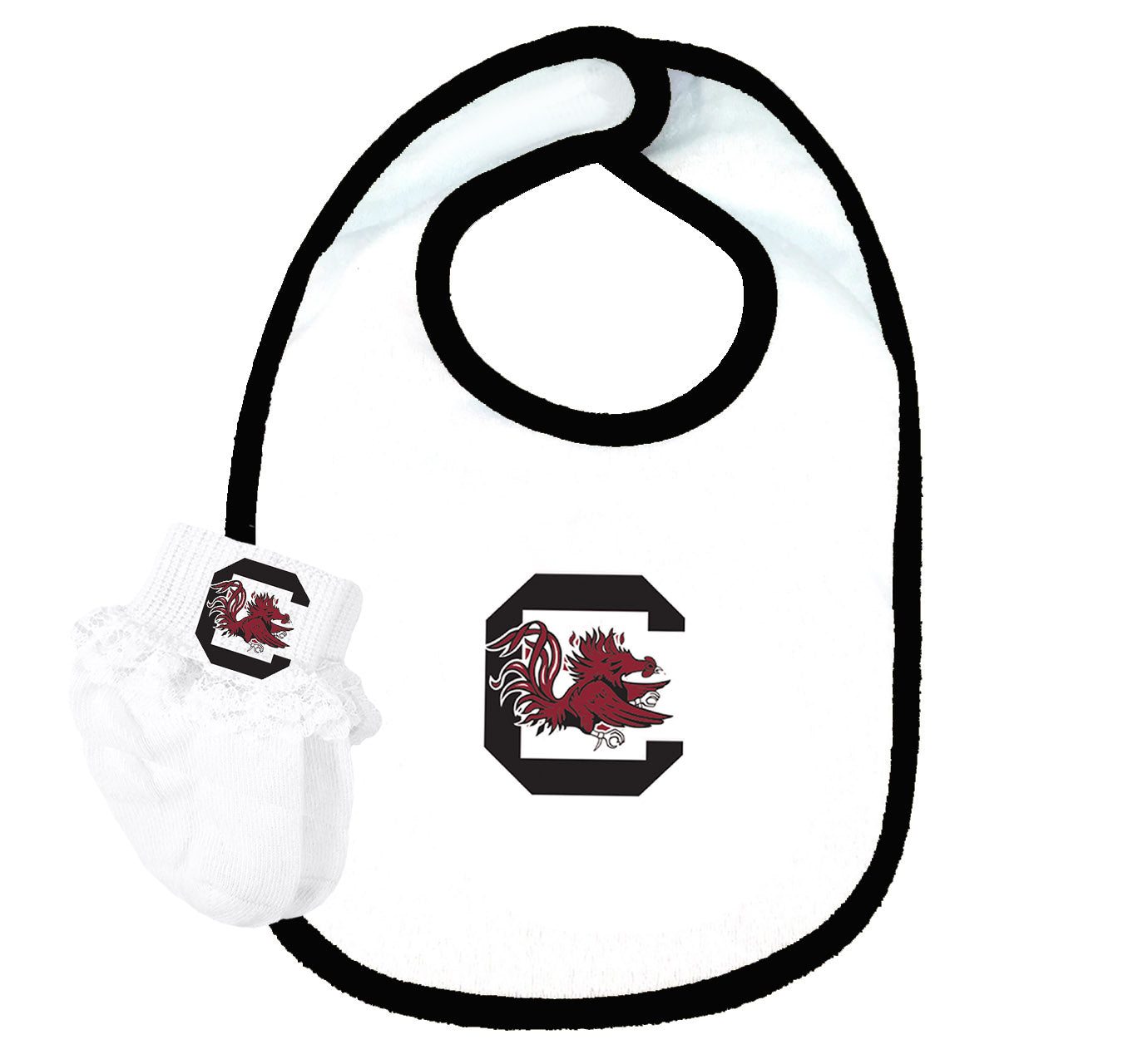 South Carolina Gamecocks Baby Bib and Socks Set (Copy)