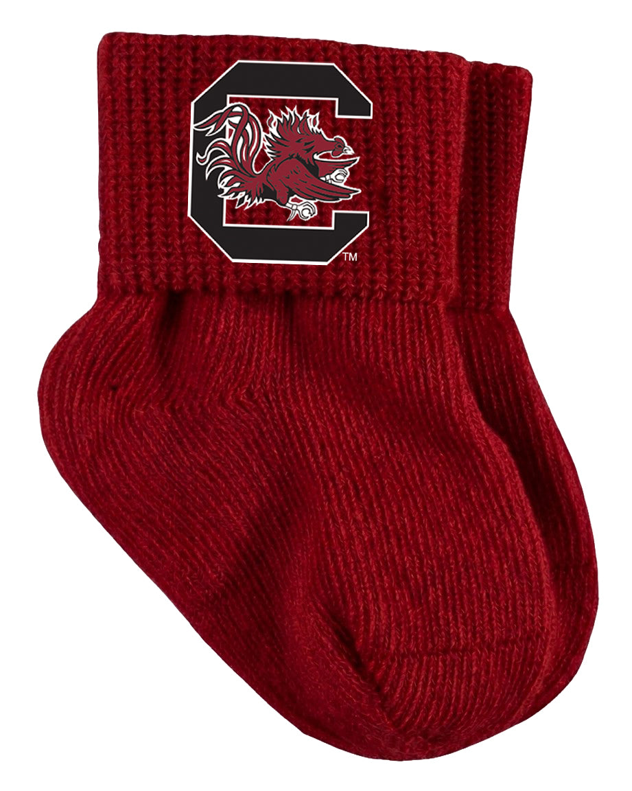 South Carolina Gamecocks Baby Socks