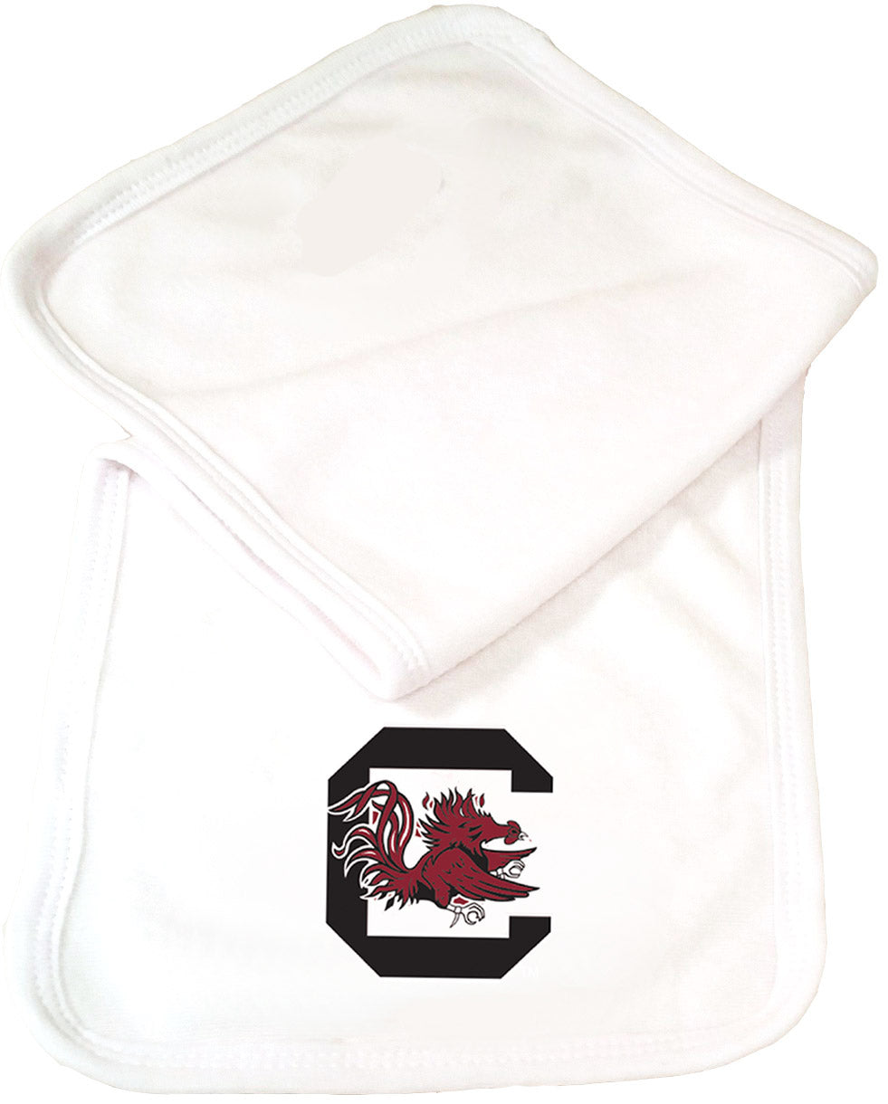 South Carolina Gamecocks Baby Burp Cloth