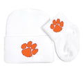 Clemson Tigers Baby Knit Cap and Socks Set