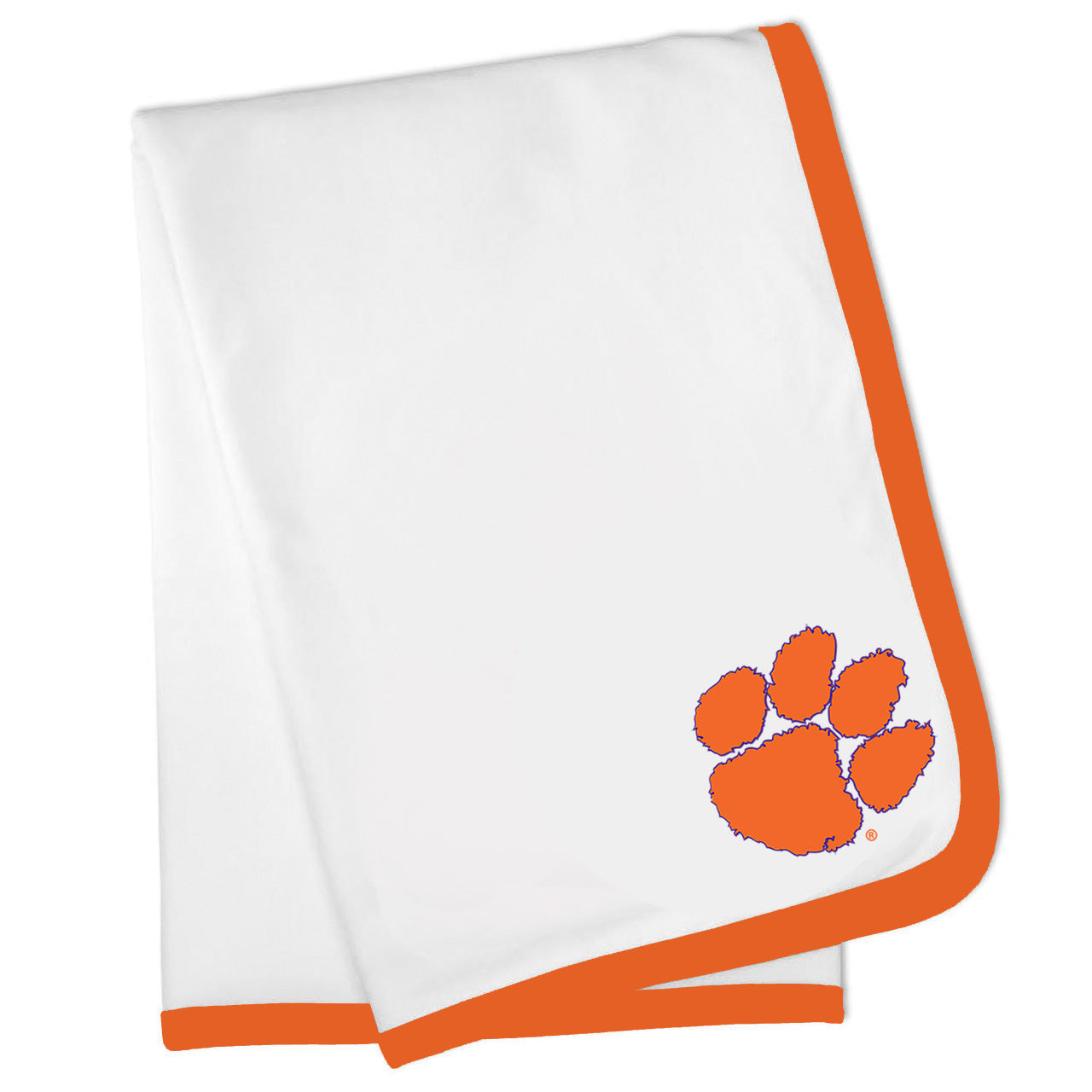 Clemson Tigers Baby Receiving Blanket