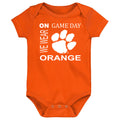 Clemson Tigers On Game Day Baby Bodysuit
