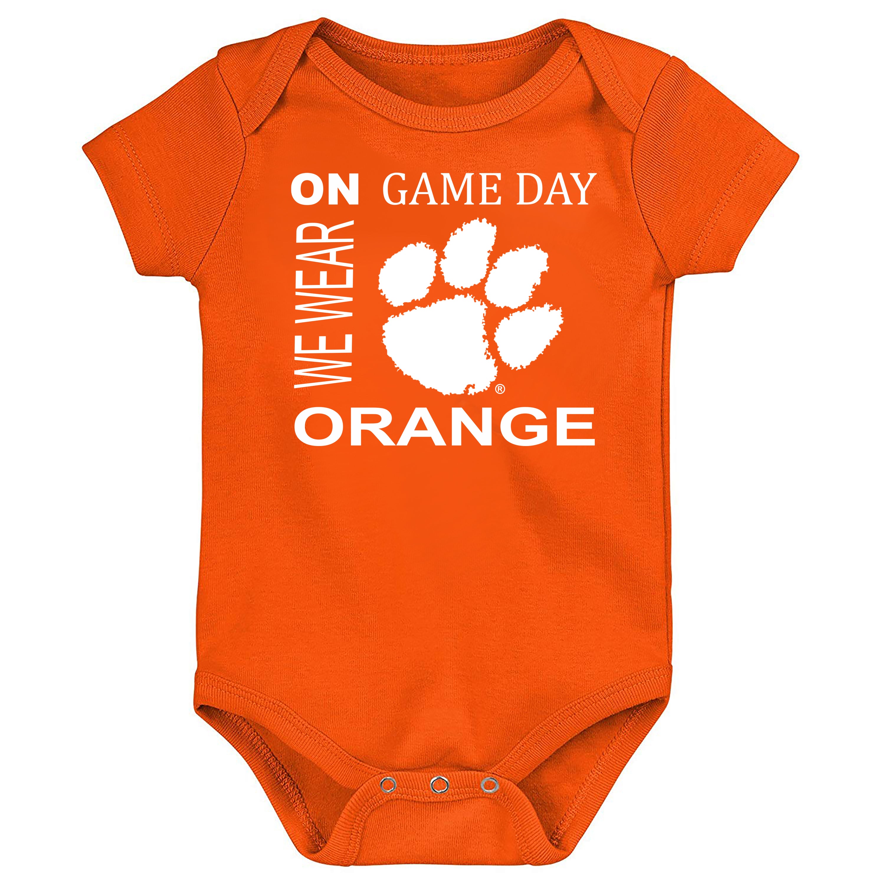 Clemson Tigers On Game Day Baby Bodysuit