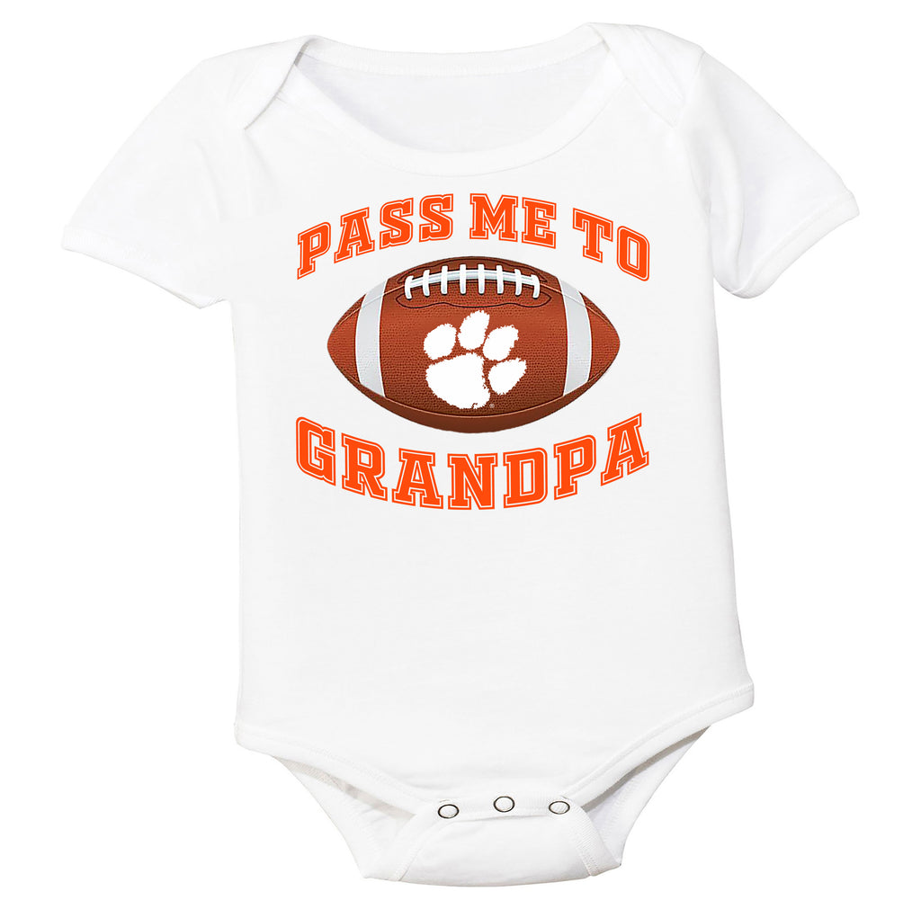 Clemson Tigers Pass Me to GrandPA, & Other Loved Ones Baby Bodysuit