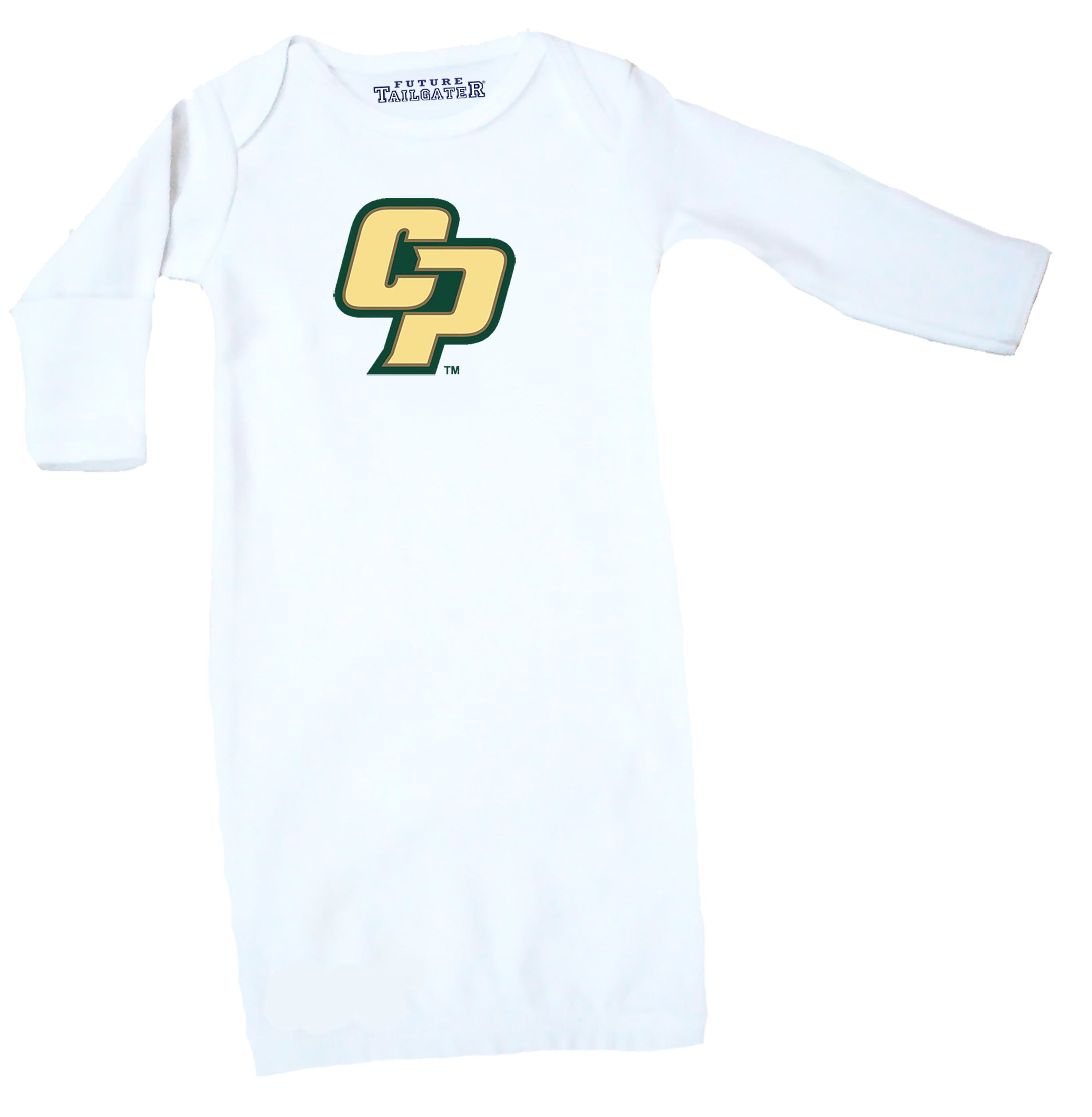 Cal Poly Mustangs LOGO Baby Layette Gown
