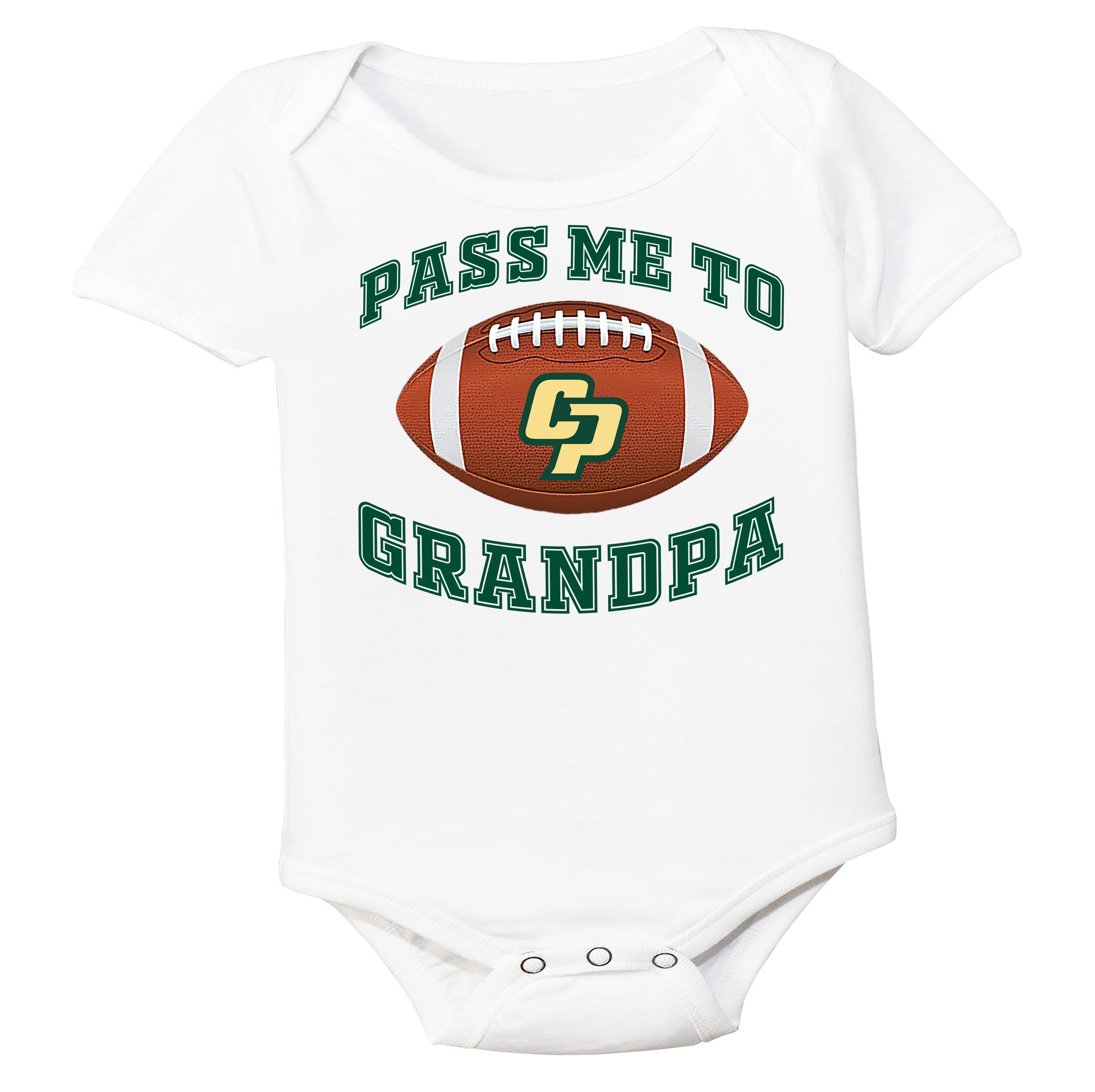 Cal Poly Mustangs Pass Me to GrandPA, & Other Loved Ones Baby Bodysuit