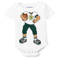 Cal Poly Mustangs Heads Up! Football Player Baby Bodysuit