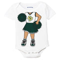 Cal Poly Mustangs Heads Up! Cheerleader Baby Bodysuit