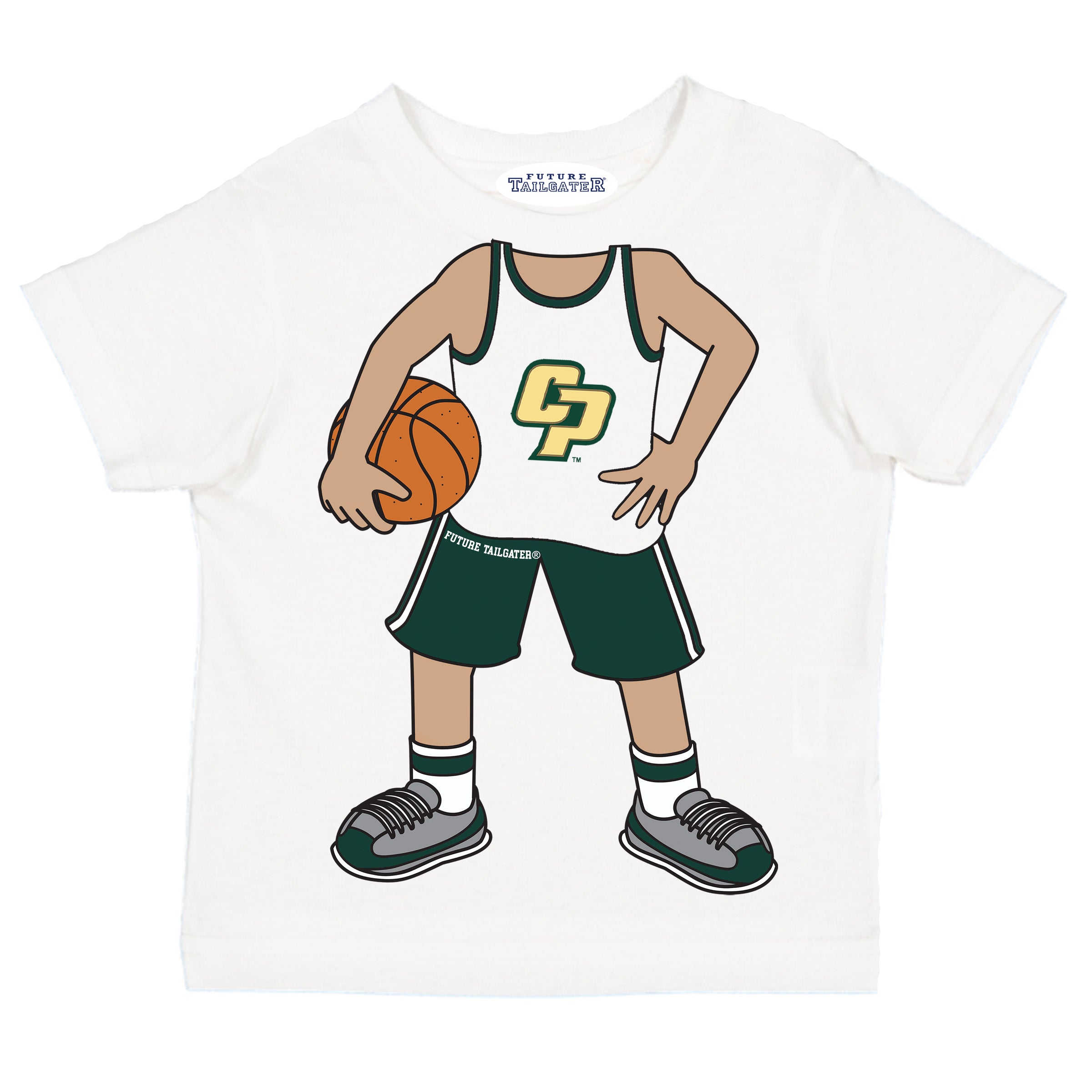 Cal Poly Mustangs Heads Up! Basketball Player Baby/Toddler/Youth T-Shirt