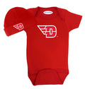 Dayton Flyers LOGO Baby Onesie and Cap Set