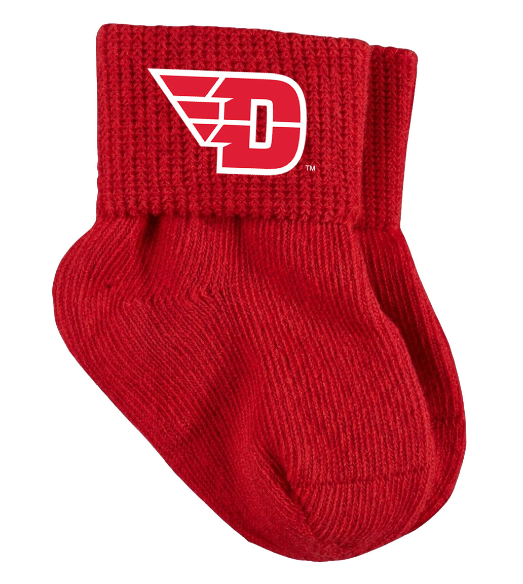 Dayton Flyers Baby Socks