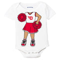 Dayton Flyers Heads Up! Cheerleader Baby Bodysuit