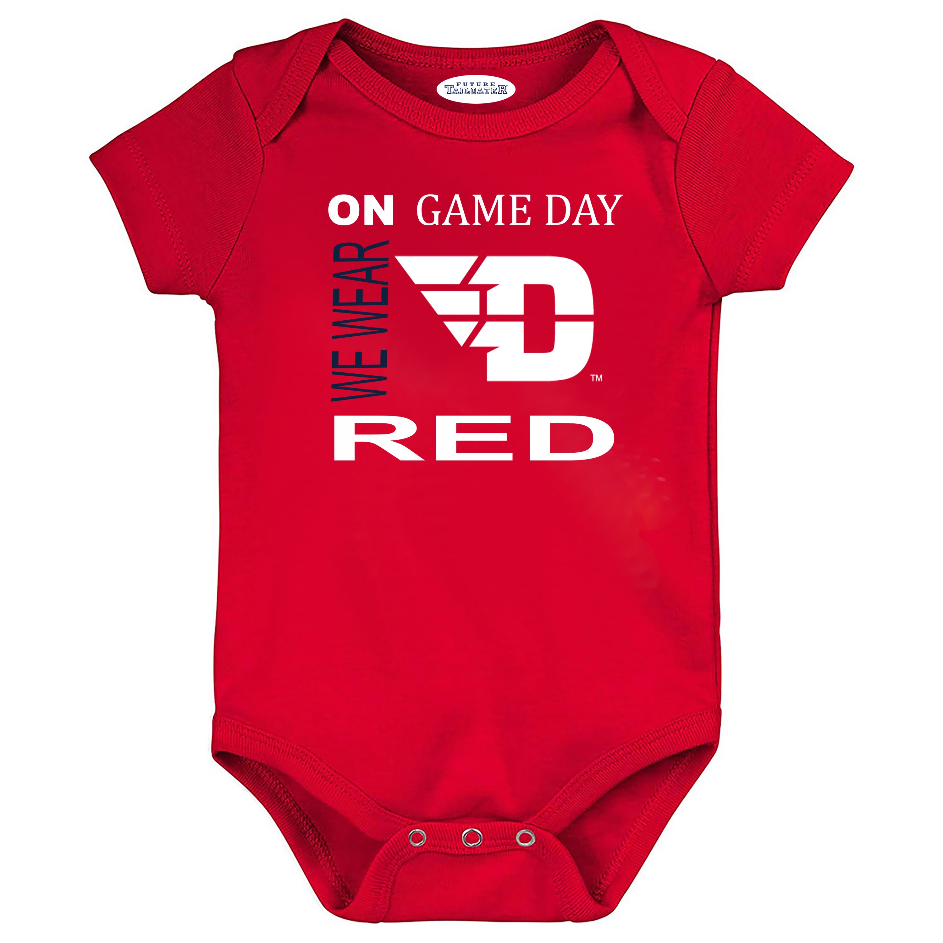 Dayton Flyers On Game Day Baby Bodysuit