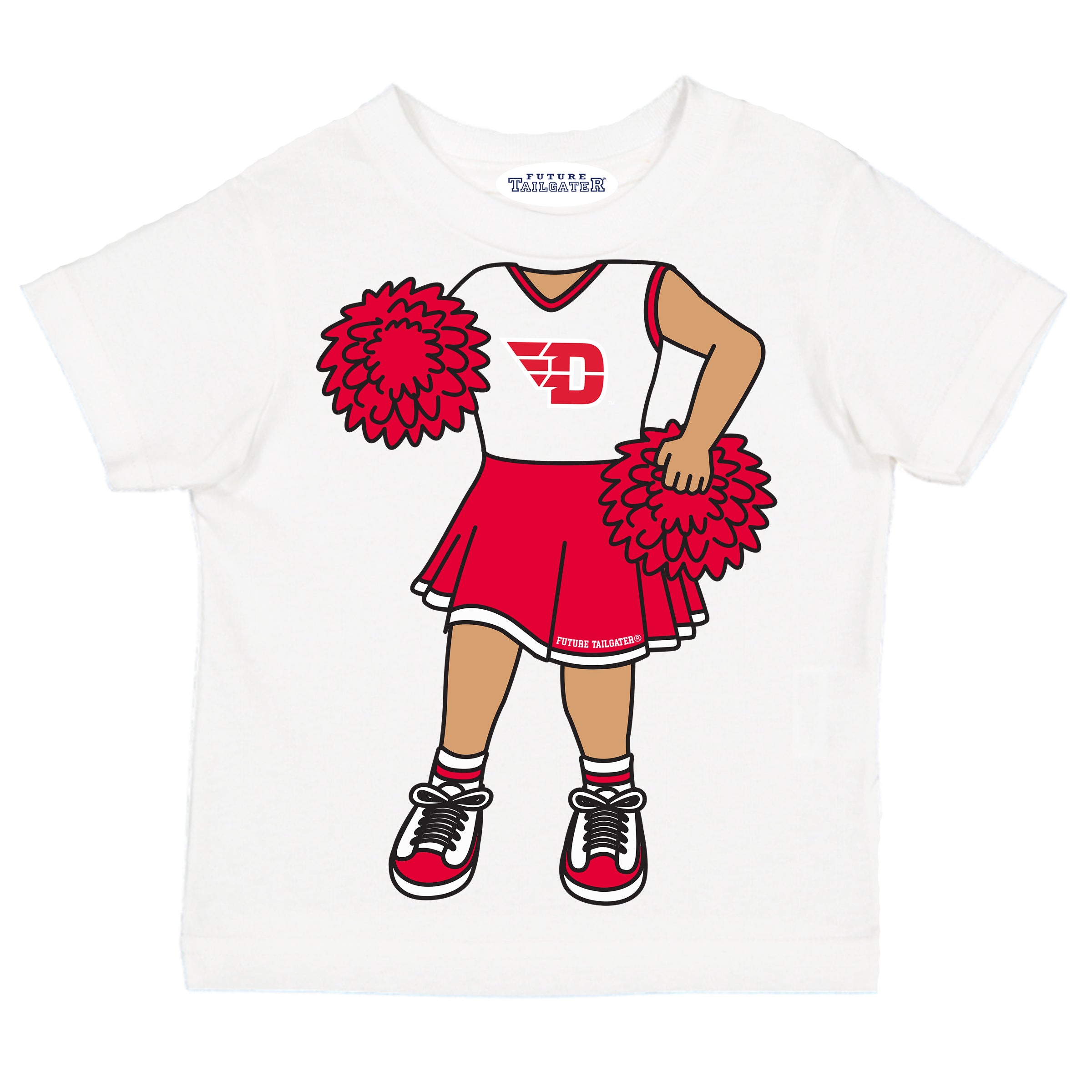 Dayton Flyers Heads Up! Cheerleader Baby/Toddler/Youth T-Shirt