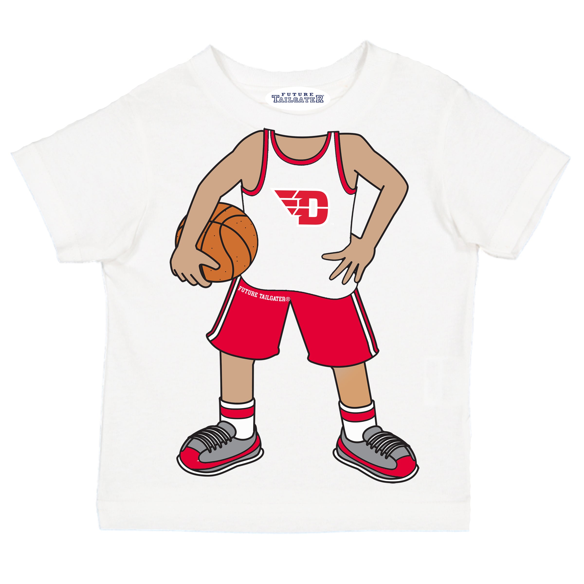 Dayton Flyers Heads Up! Basketball Player Baby/Toddler/Youth T-Shirt