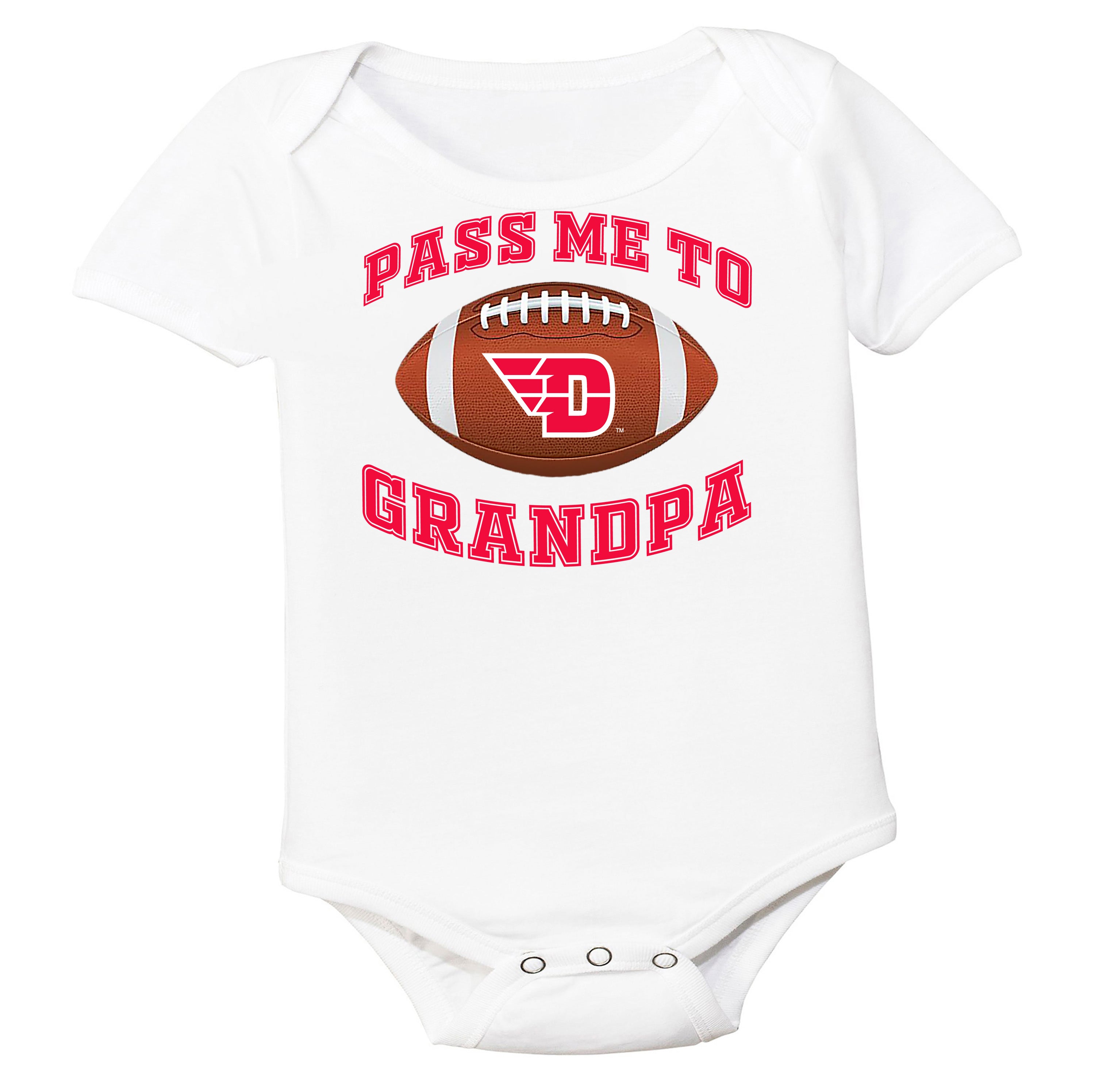 Dayton Flyers Pass Me to GrandPA, & Other Loved Ones Baby Bodysuit