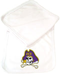 ECU Pirates Baby Burp Cloth