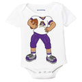 ECU Pirates Heads Up! Football Player Baby Bodysuit