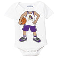 ECU Pirates Heads Up! Basketball Player Baby Bodysuit
