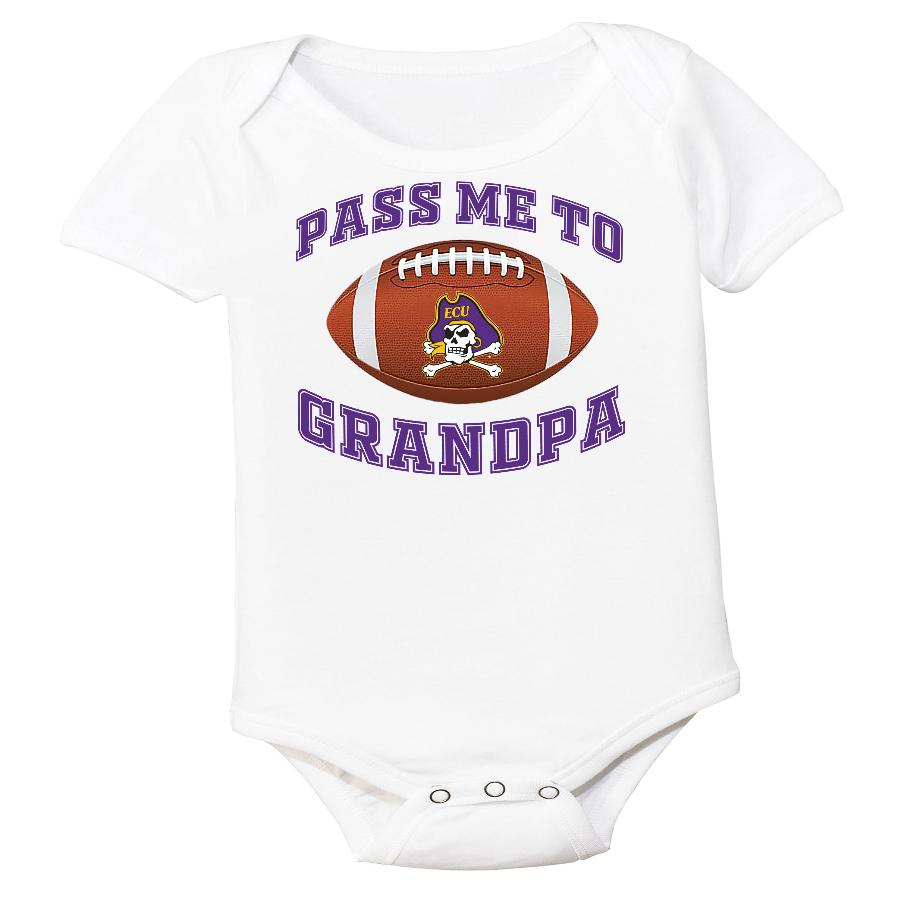 ECU Pirates Pass Me to GrandPA, & Other Loved Ones Baby Bodysuit