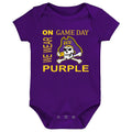 ECU Pirates On Game Day Baby Bodysuit