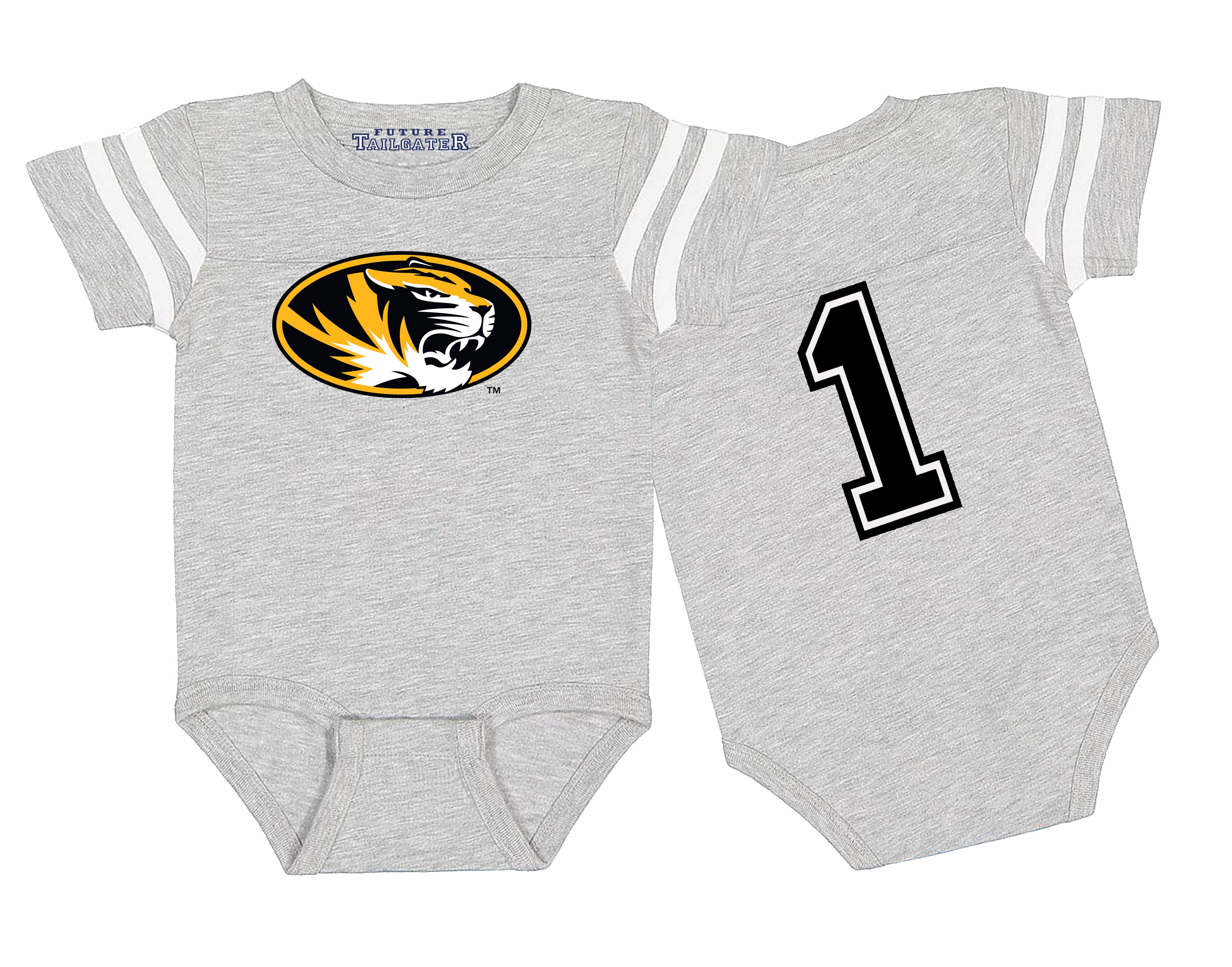 Missouri Tigers Football Jersey Baby Bodysuit