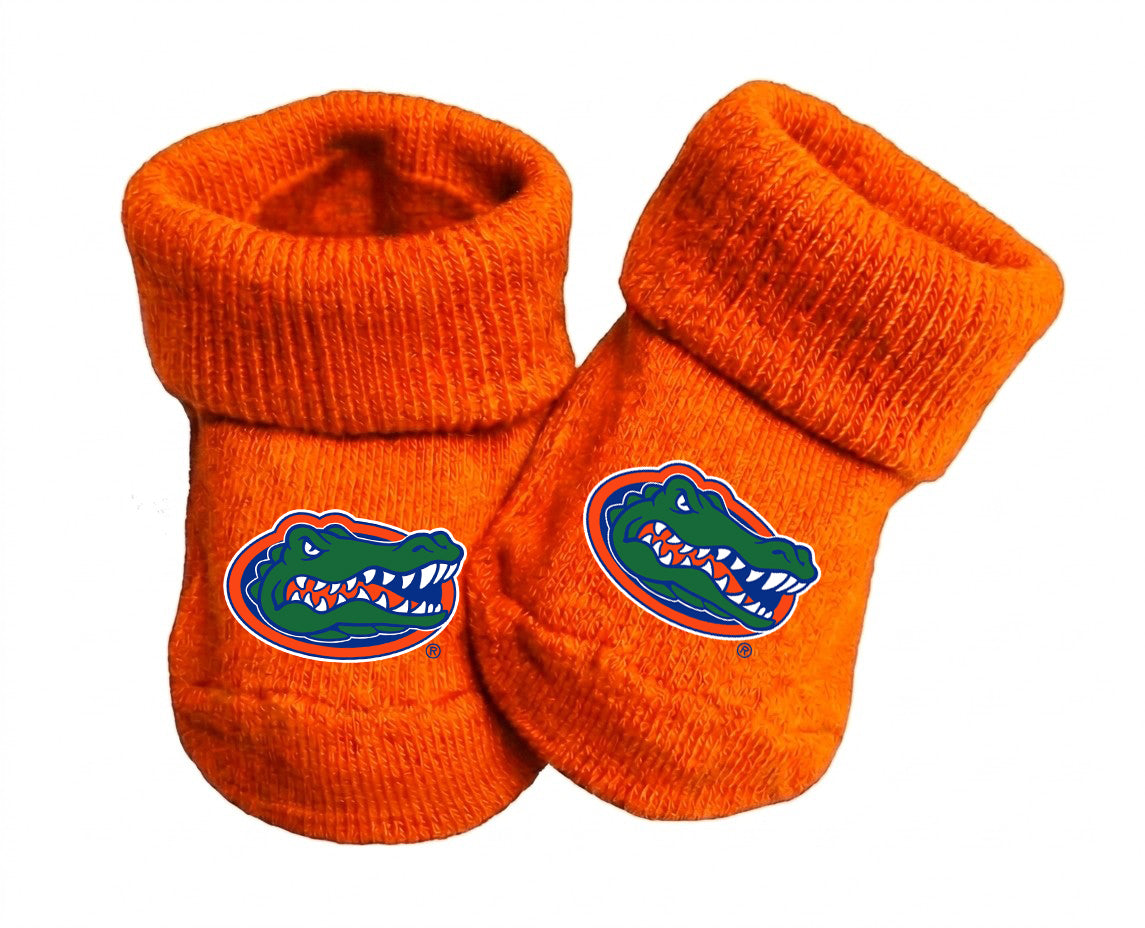 Florida Gators Baby Toe Bootie Socks 0-9 Months