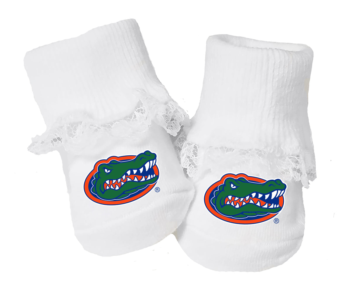 Florida Gators Baby Toe Bootie Socks 0-9 Months
