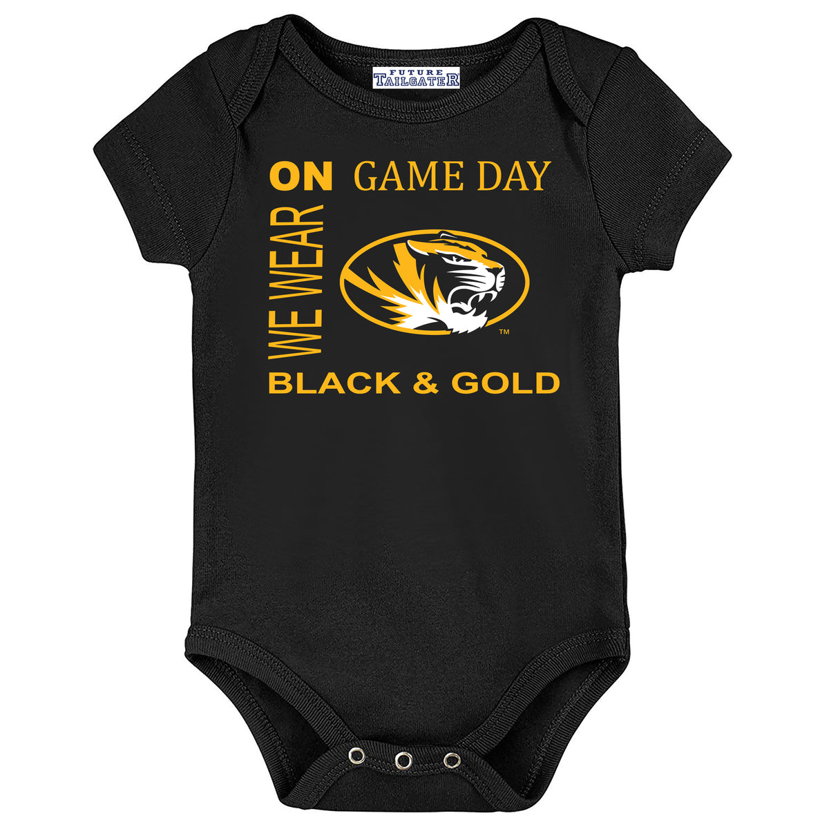 Missouri Tigers On Game Day Baby Bodysuit