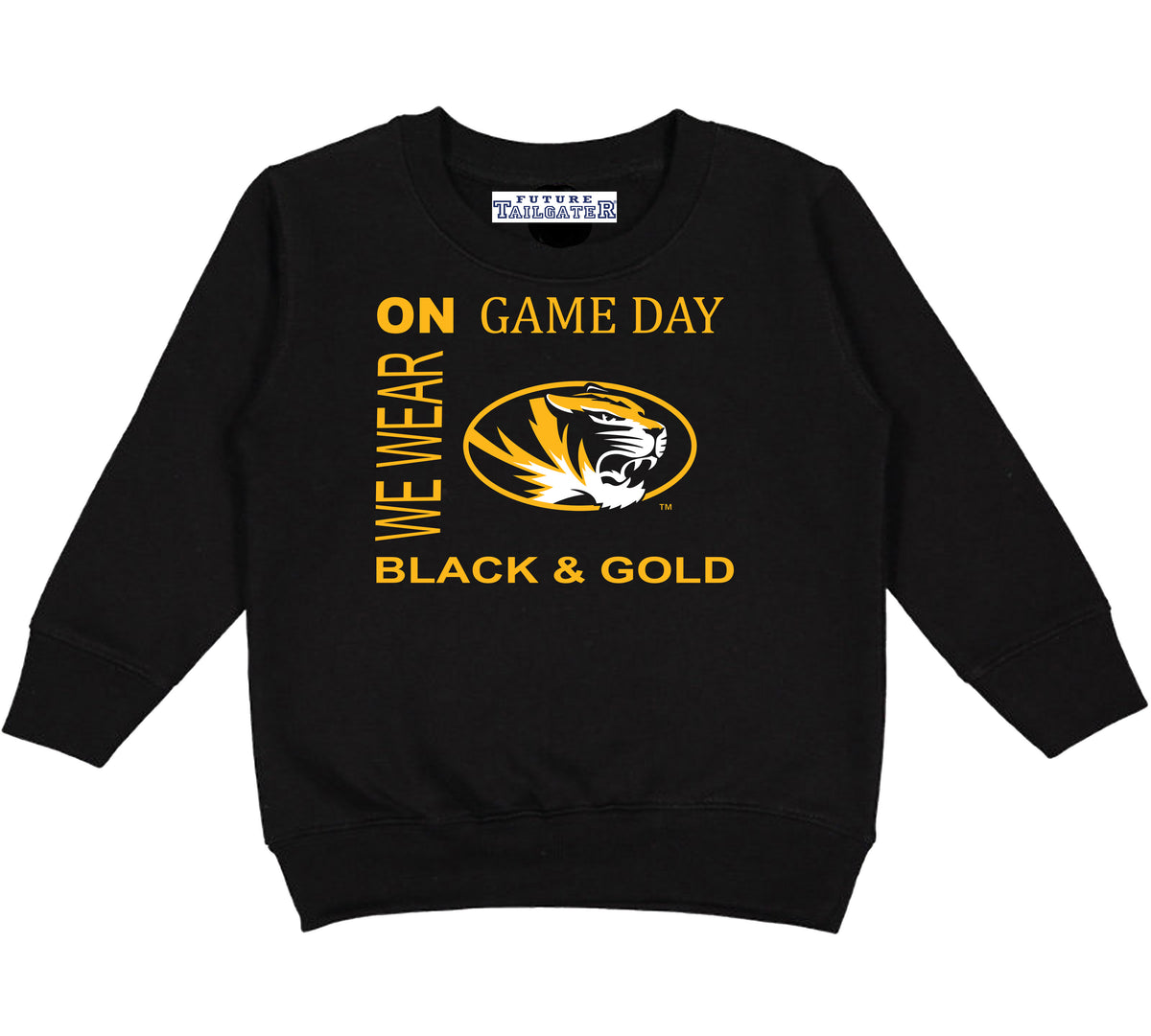 Missouri Tigers On Game Day Baby/Toddler/Youth Sweatshirt