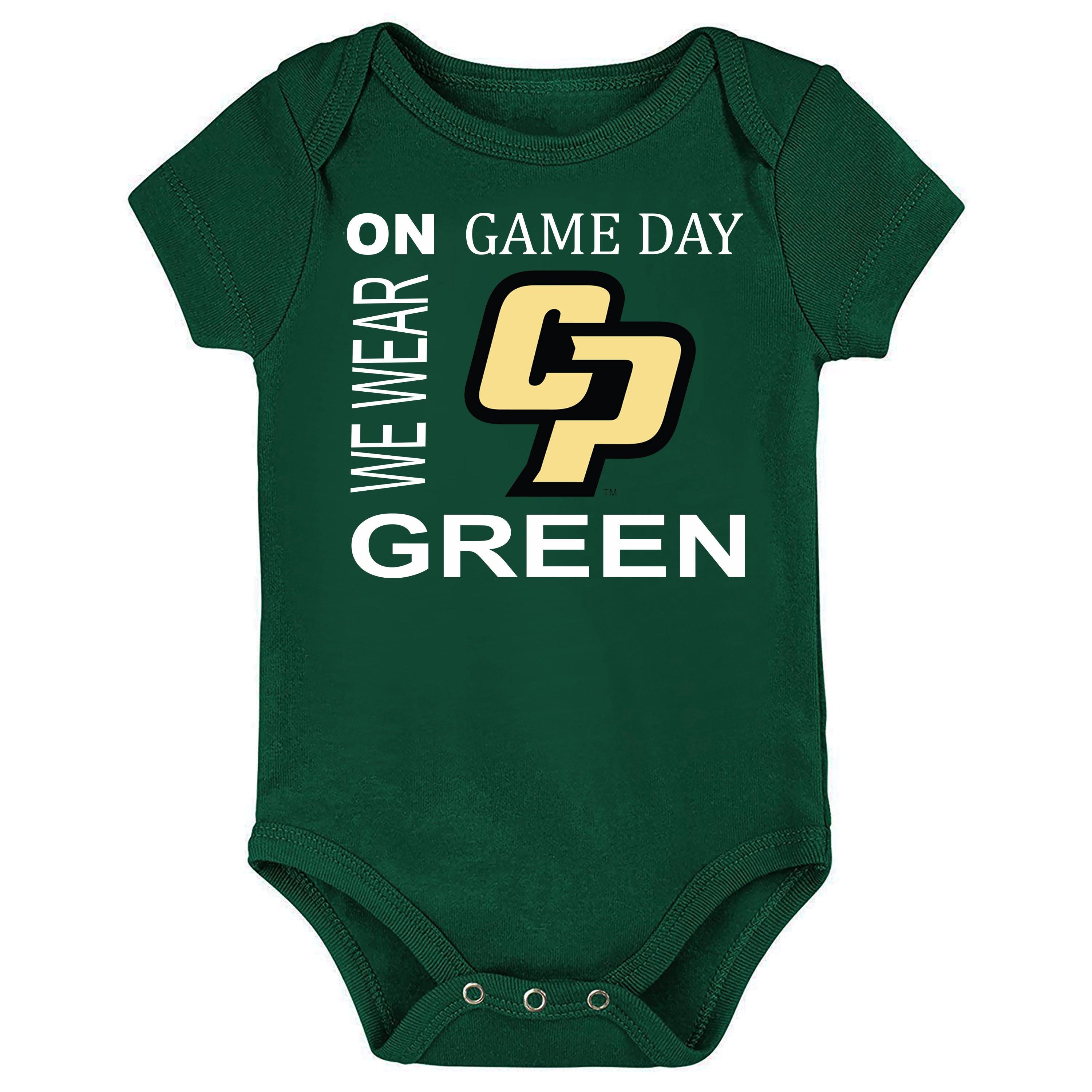 Cal Poly Mustangs On Game Day Baby Bodysuit