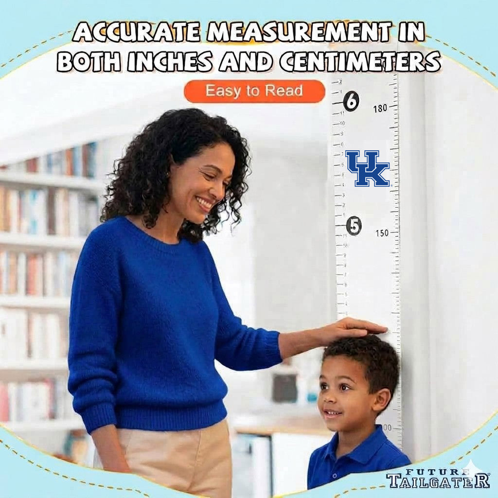 Kentucky Wildcats Baby Height Growth Chart for Kids