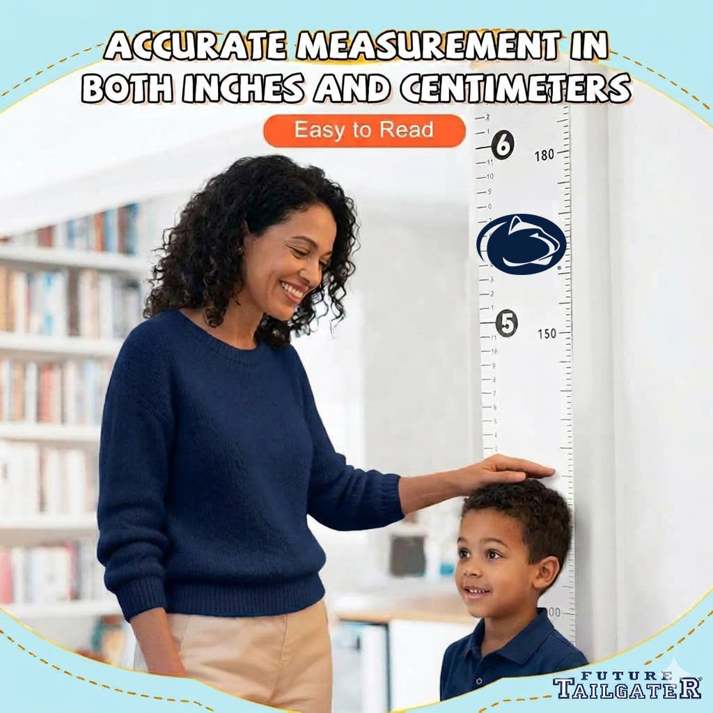 Penn State Nittany Lions Baby Height Growth Chart for Kids