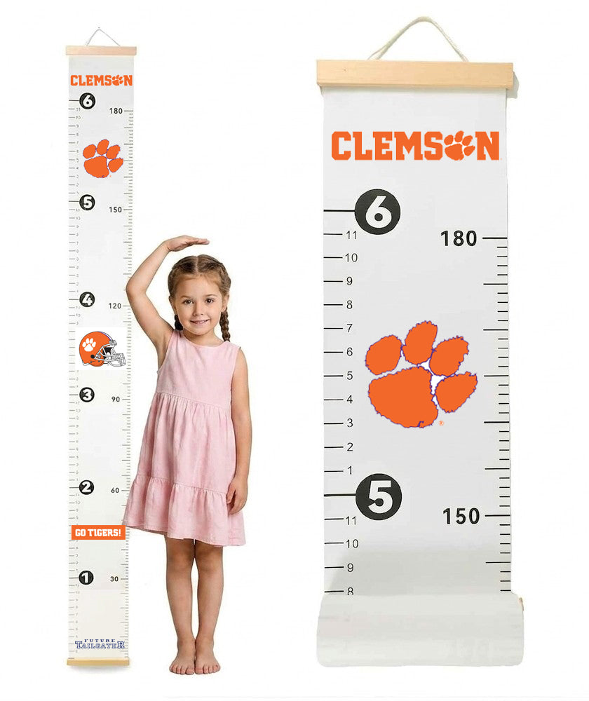 Clemson Tigers Baby Height Growth Chart for Kids