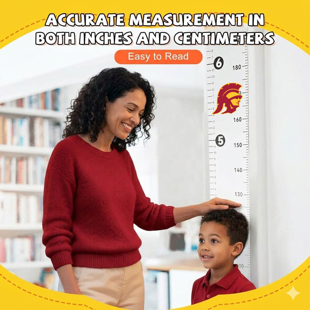 USC Trojans Southern Cal Baby Height Growth Chart for Kids