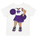 Kansas State Wildcats Heads Up! Cheerleader Baby/Toddler/Youth T-Shirt