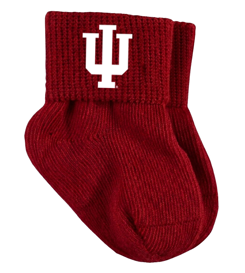 Indiana Hoosiers Baby Socks